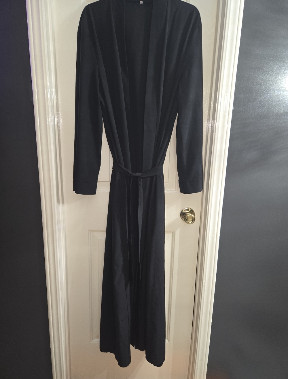 Sleek Black Robe